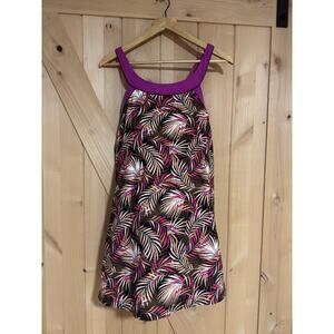 Land's End | NWT Tropical Print High Neck Swim Dress | Size 14W